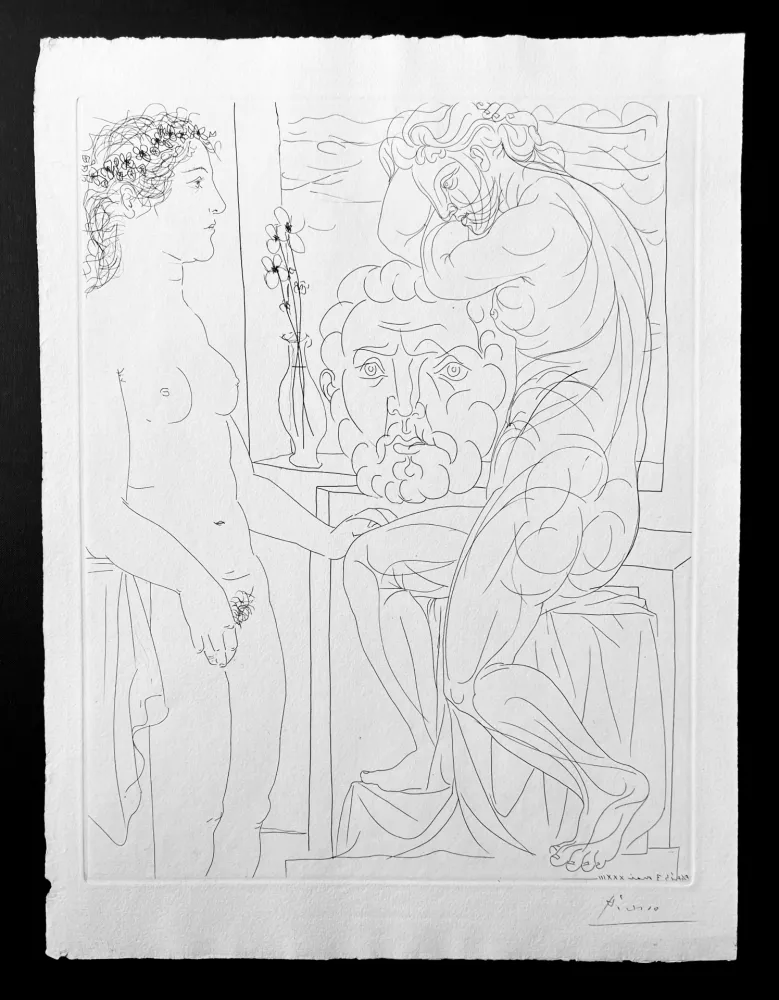 Sin Técnico Picasso - Modèle nu et sculptures