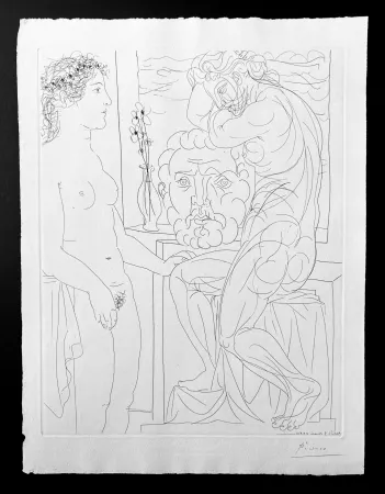 Sin Técnico Picasso - Modèle nu et sculptures
