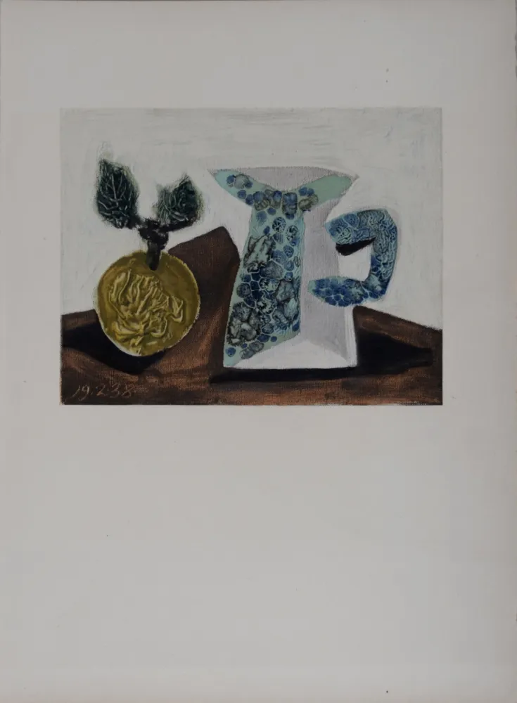 Litografía Picasso - Nature morte