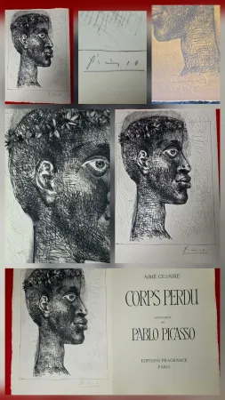Litografía Picasso - Negre Negre Negre - Corps Perdu Signed