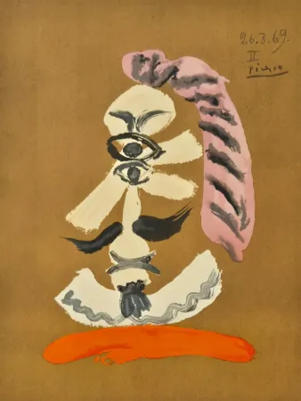 Litografía Picasso - One plate, from Les Portraits Imaginaires (4)