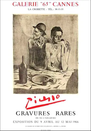 Litografía Picasso - Pablo Picasso, Gravures, Cannes, 1965, Lithograph