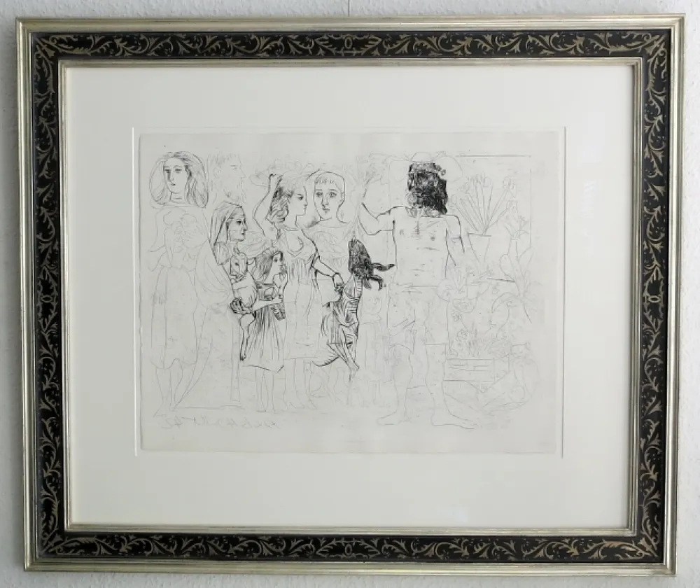 Litografía Picasso - Paris 14. juillet 1942