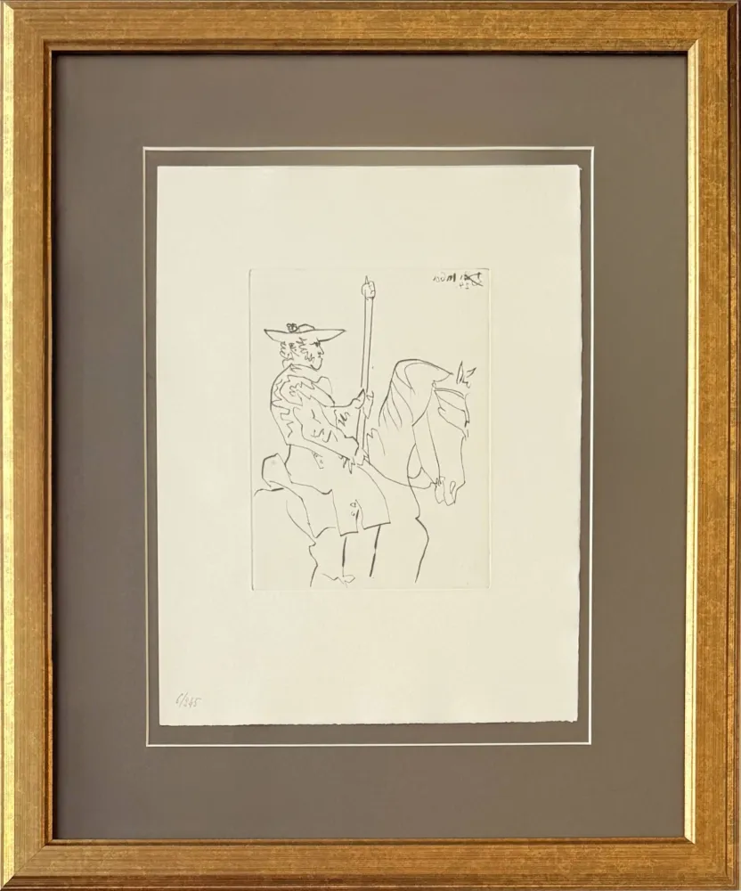 Aguafuerte Picasso - Picador