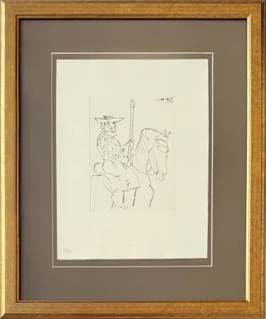 Aguafuerte Picasso - Picador