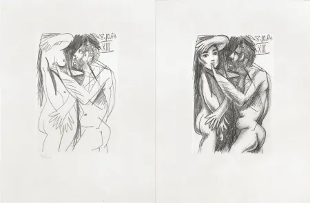 Monotipo Picasso - Picasso and Me  Suite erotique
