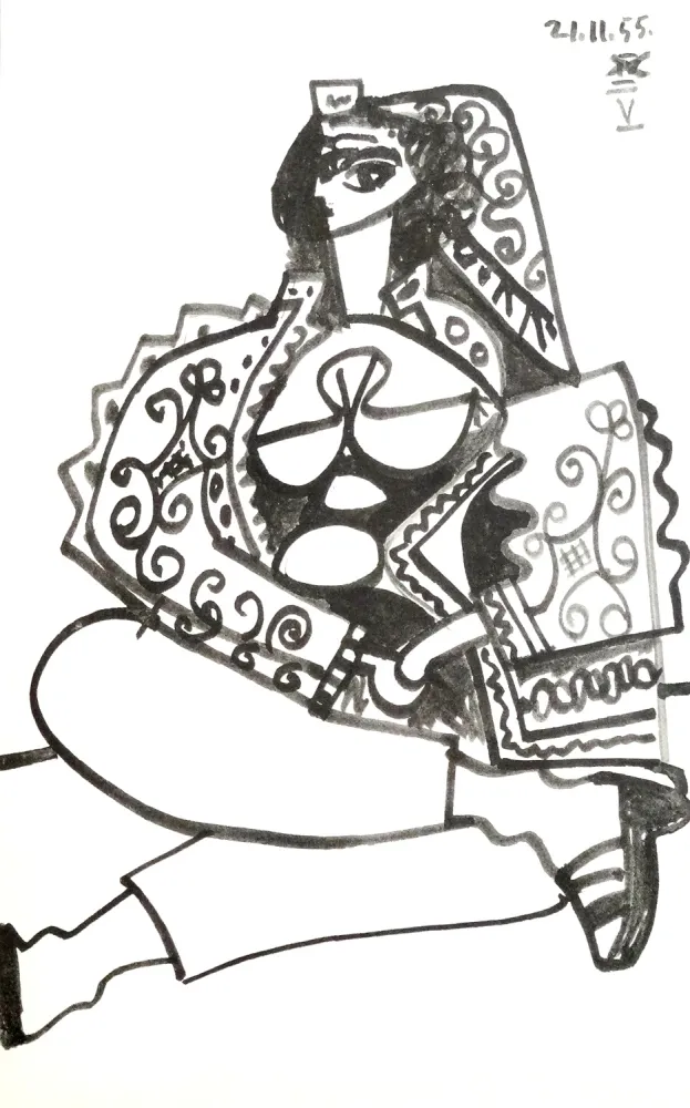 Litografía Picasso - Portrait de femme