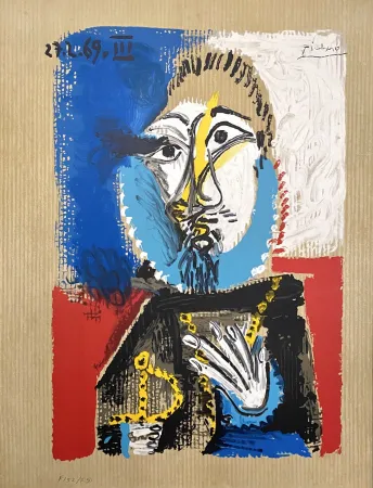 Litografía Picasso - Portrait Imaginaires 27.3.69 III