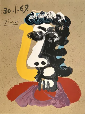 Litografía Picasso - Portrait Imaginaires 30.1.69
