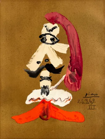 Litografía Picasso - Portraits Imaginaires 26.3.69 III