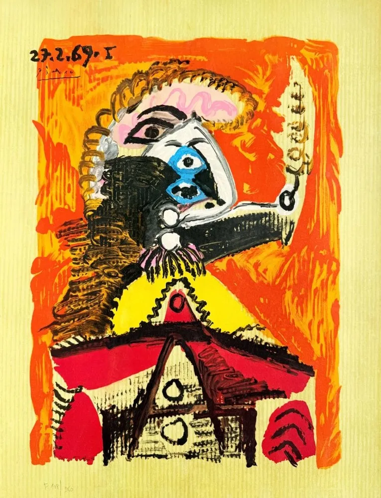 Litografía Picasso - Portraits Imaginaires 27.2.69 I