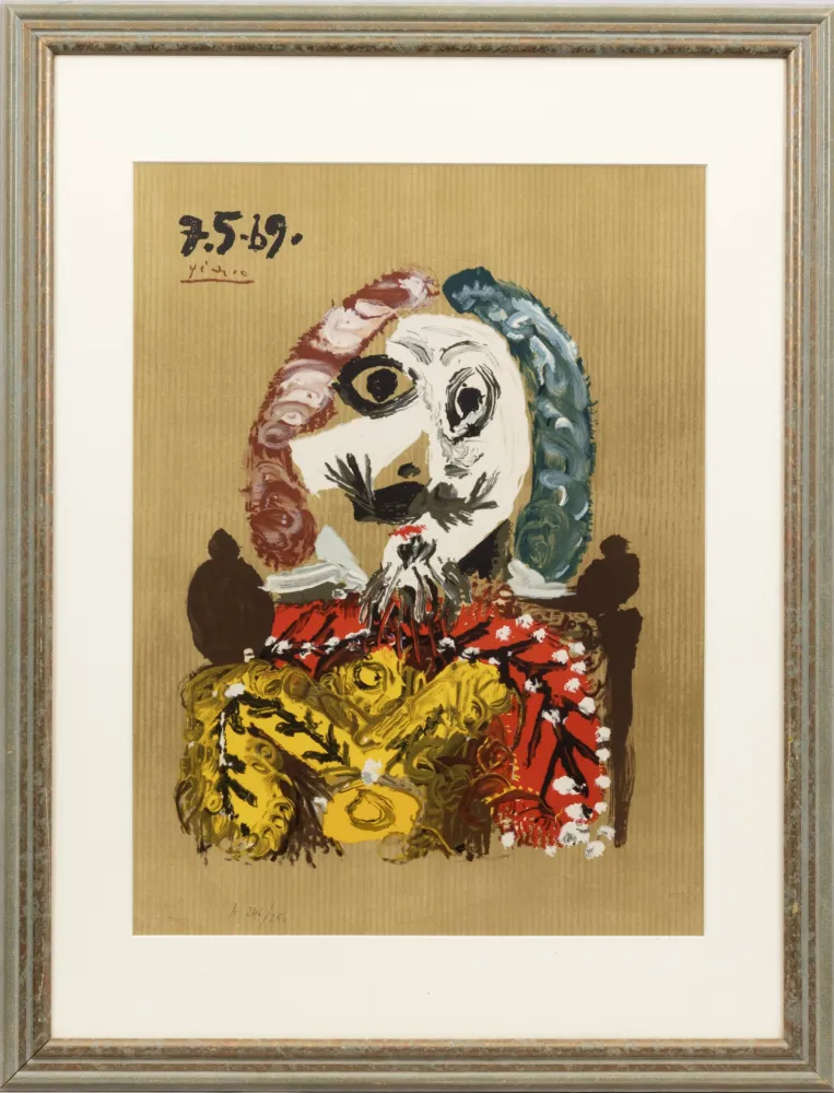 Litografía Picasso - Portraits Imaginaires 7.5.69