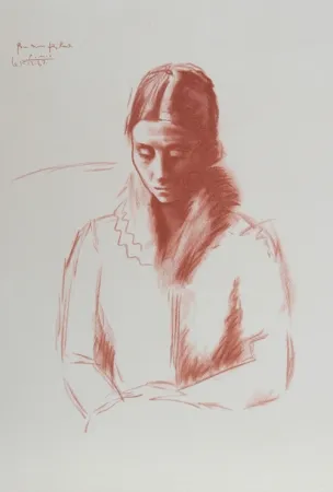 Litografía Picasso - Pour mon Fils Raul