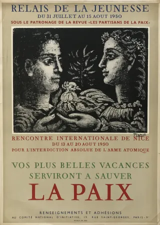 Litografía Picasso - Relais de la Jeunesse