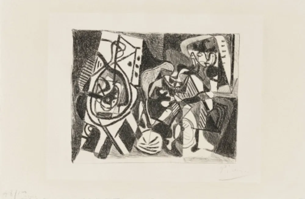 Litografía Picasso - Scène d'intérieur