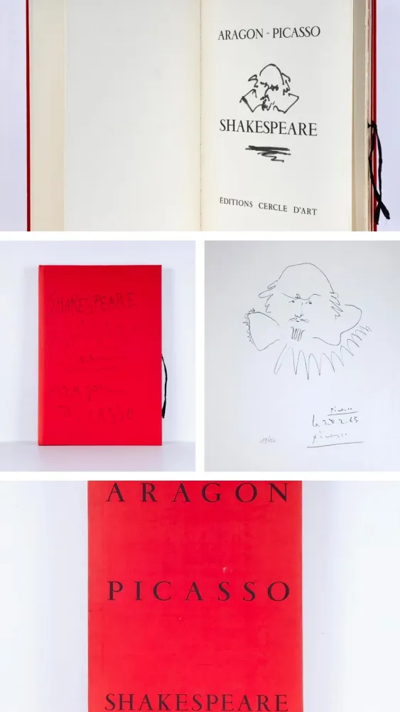 Litografía Picasso - Shakespeare- Aragon Signed