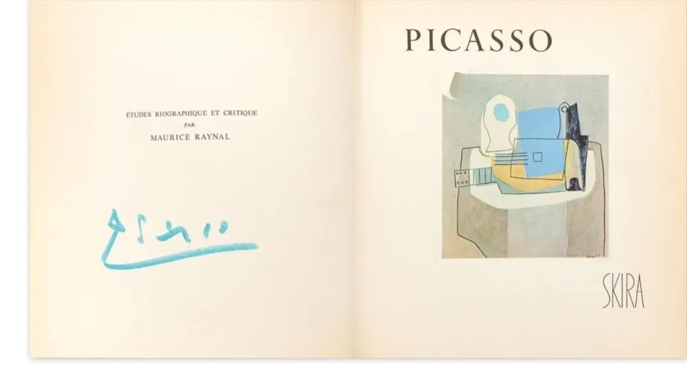 Libro Ilustrado Picasso - Signed The Taste of Our Time by Skira Raynal 1953 FIRST EDITION in French