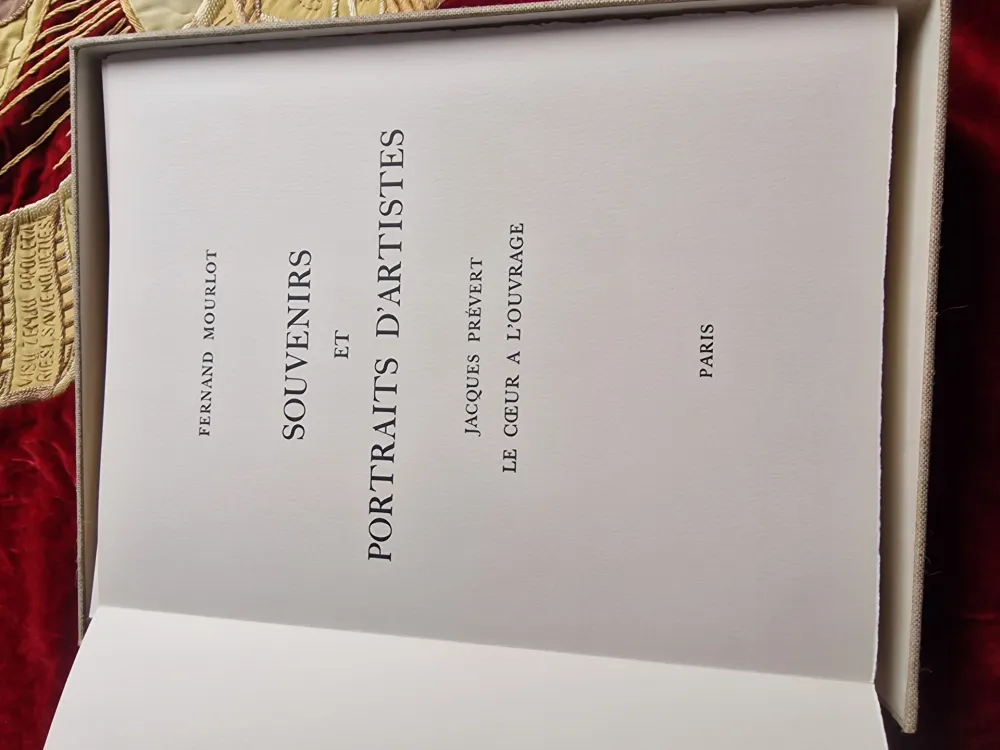 Litografía Picasso - Souvenirs et Portraits d’Artistes 