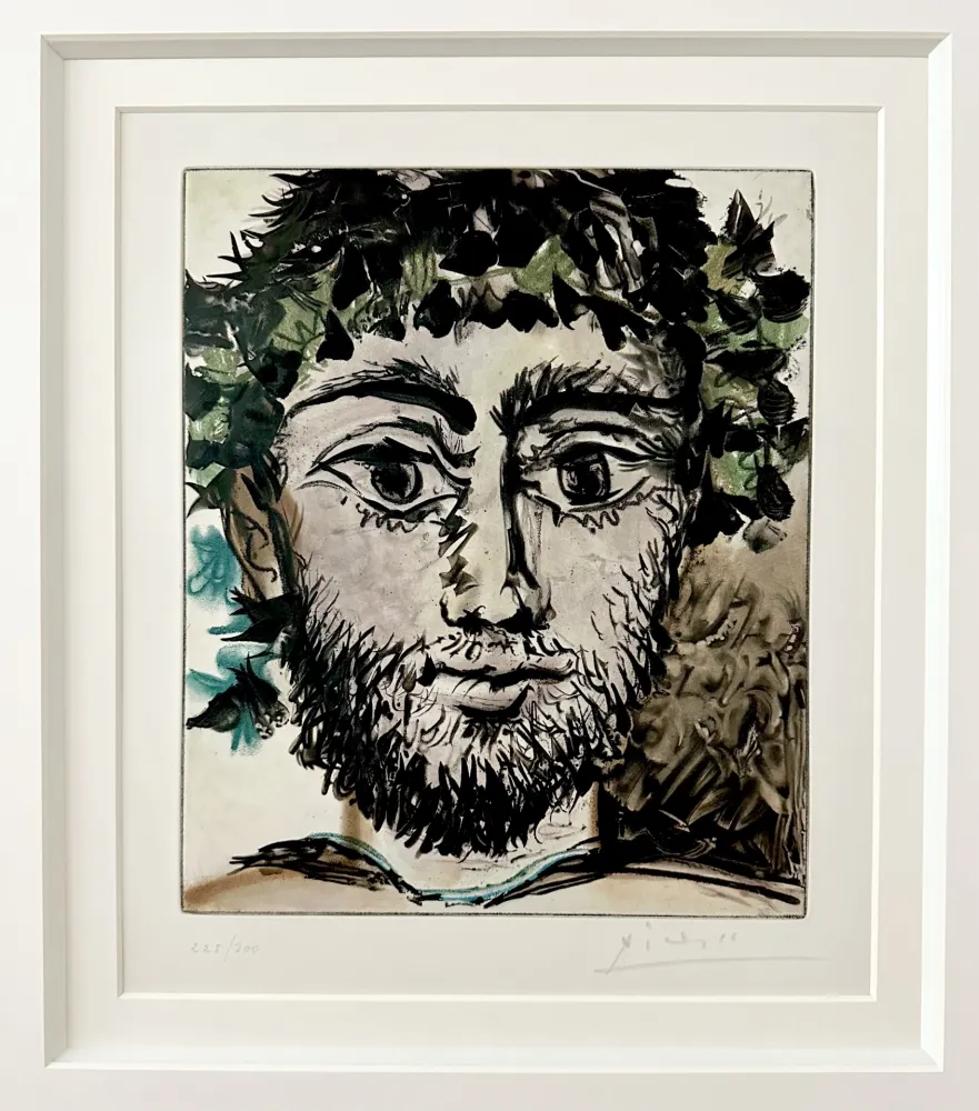 Aguafuerte Y Aguatinta Picasso - Tete de Faune