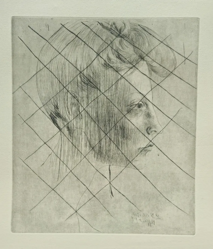 Grabado Picasso - Tete de femme de Profile