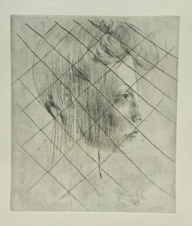 Grabado Picasso - Tete de femme de Profile
