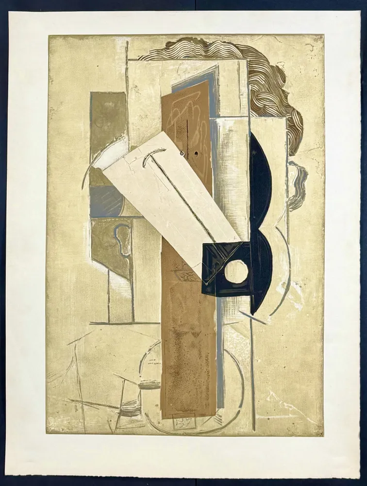 Litografía Picasso - Tete de Jeune Fille a La Colombe, 1966