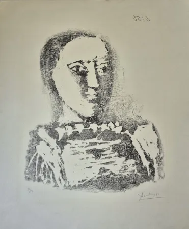 Litografía Picasso - The Embroidered Sweater