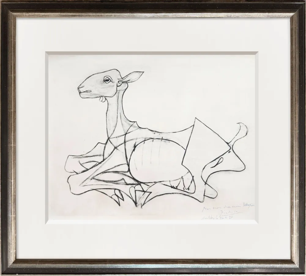 Fotografía Picasso - The Goat, 1954.