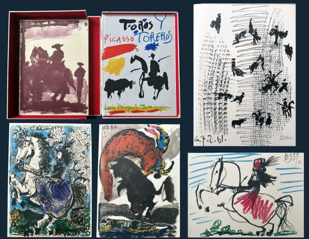 Litografía Picasso - Toros y Toreros – Deluxe Edition No. 69/150 Cercle d’Art, Paris, 1961