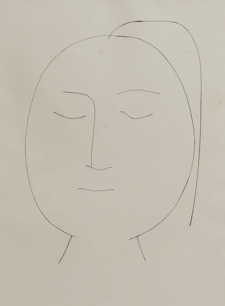 Aguafuerte Picasso - Untitled 