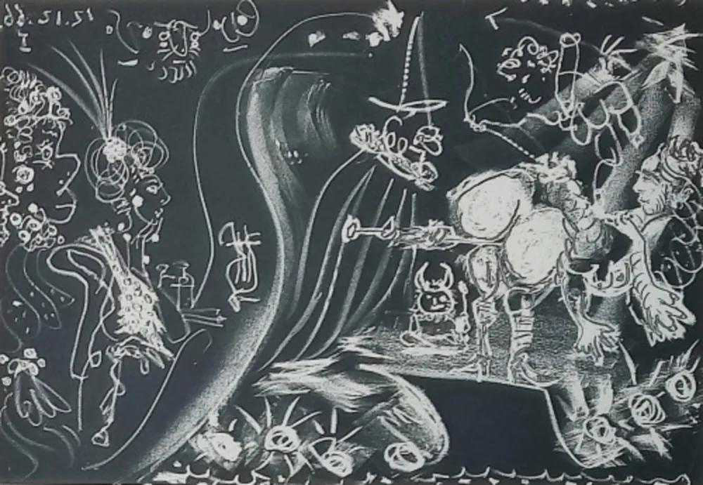 Aguafuerte Y Aguatinta Picasso - Untitled from Le Cocu Magnifique