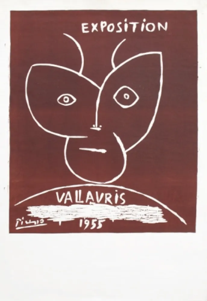 Linograbado Picasso - Vallauris 55