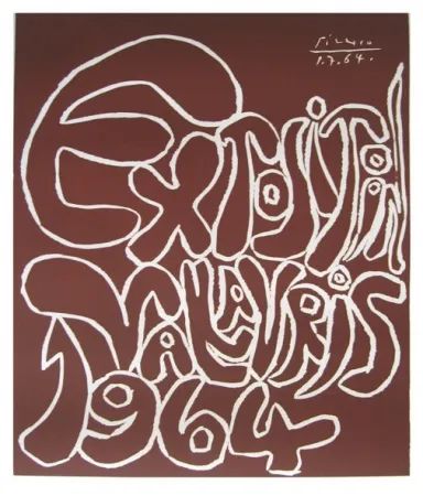 Linograbado Picasso - Vallauris 64