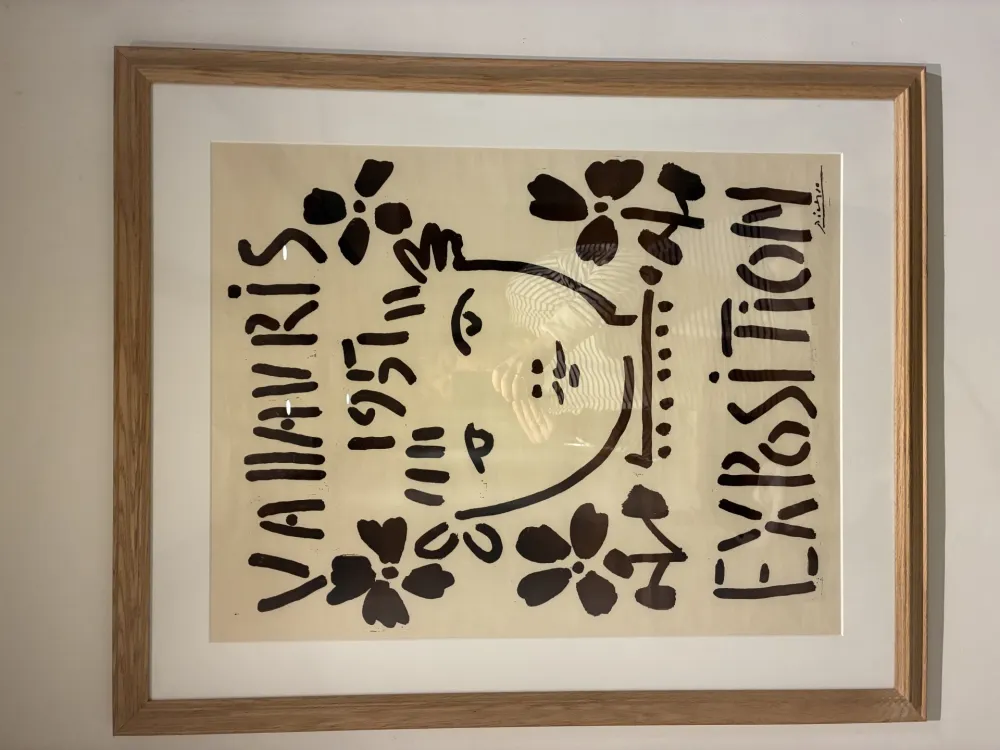 Linograbado Picasso - Vallauris Exposition, 1951