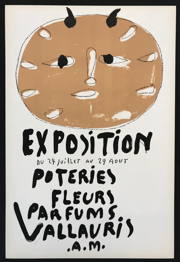 Litografía Picasso - Vallauris Exposition (Premiere)
