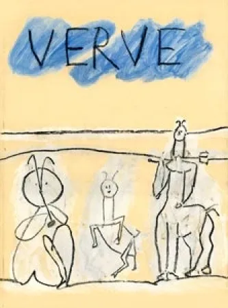 Libro Ilustrado Picasso - VERVE Vol. V. n° 19 et 20. COULEUR DE PICASSO. Antipolis 1946. Peintures et dessins de Picasso. Texte de Picasso et de Sabartes (1948)