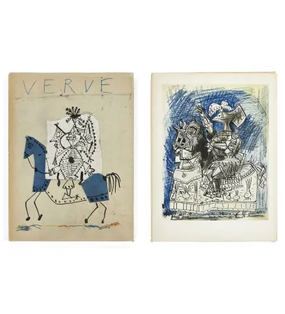 Libro Ilustrado Picasso - VERVE. Vol. VII, n° 25-26. 