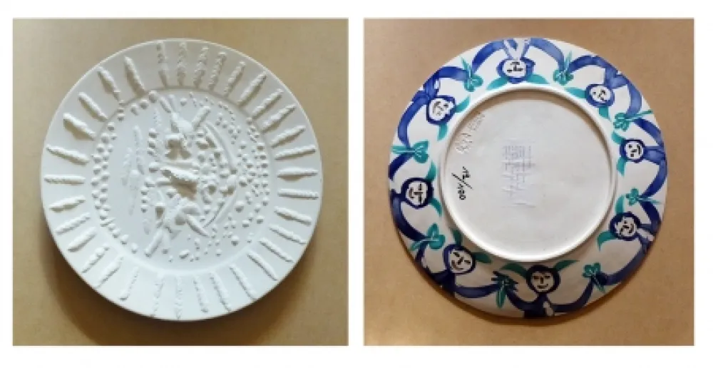 Cerámica Picasso - Visage tourmenté