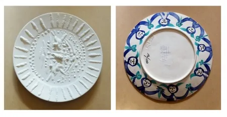 Cerámica Picasso - Visage tourmenté