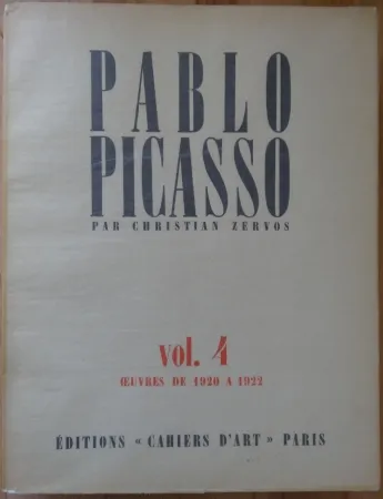 Libro Ilustrado Picasso - Zervos Vol 4 (1920-1922)