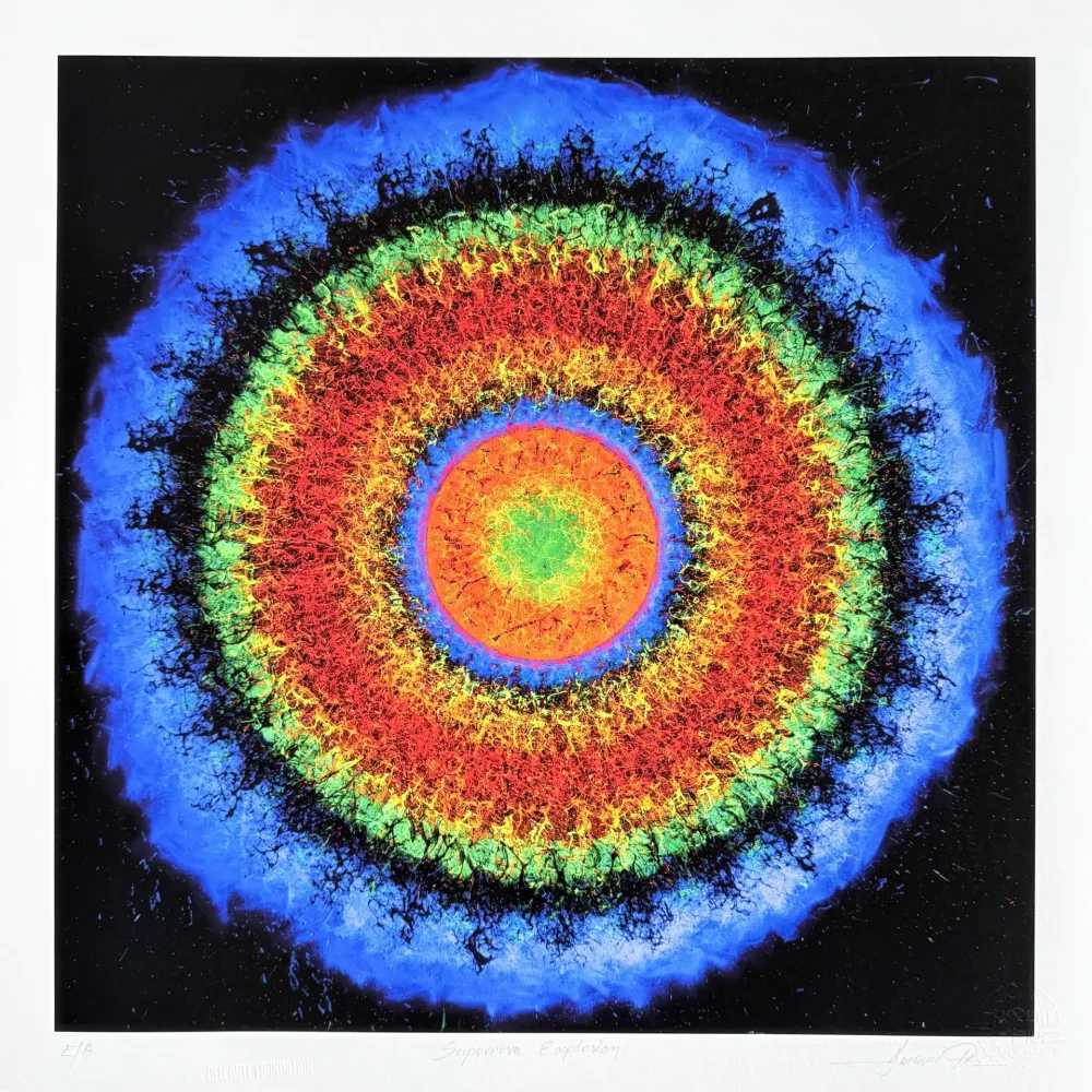 Estampa Numérica Picz - Supernova Explosion