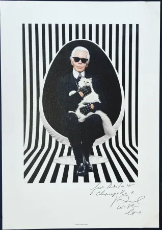 Sin Técnico Pierre Et Gilles - Karl Lagerfeld et Choupette, 2015