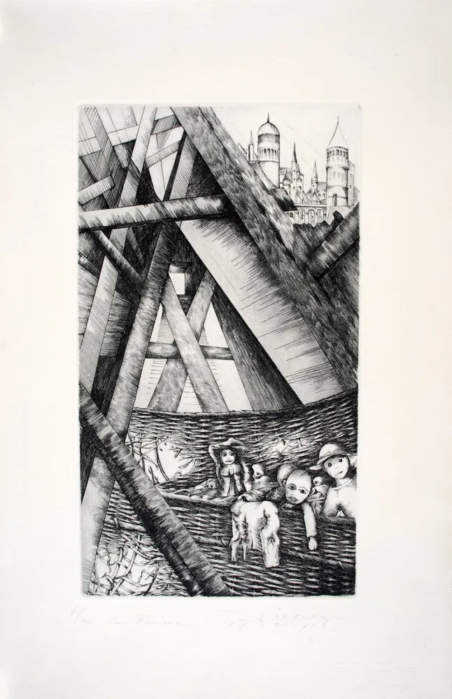 Aguafuerte Y Aguatinta Pierron - La Panière