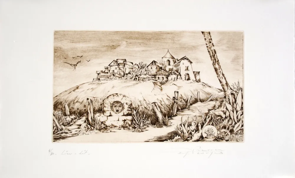 Grabado Pierron - Lieu-dit