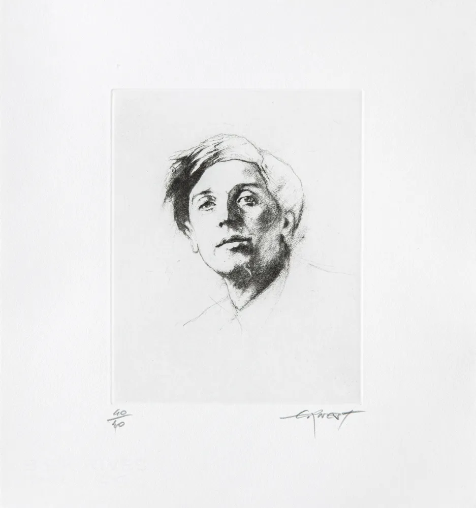 Grabado Pignon-Ernest - Alban Berg