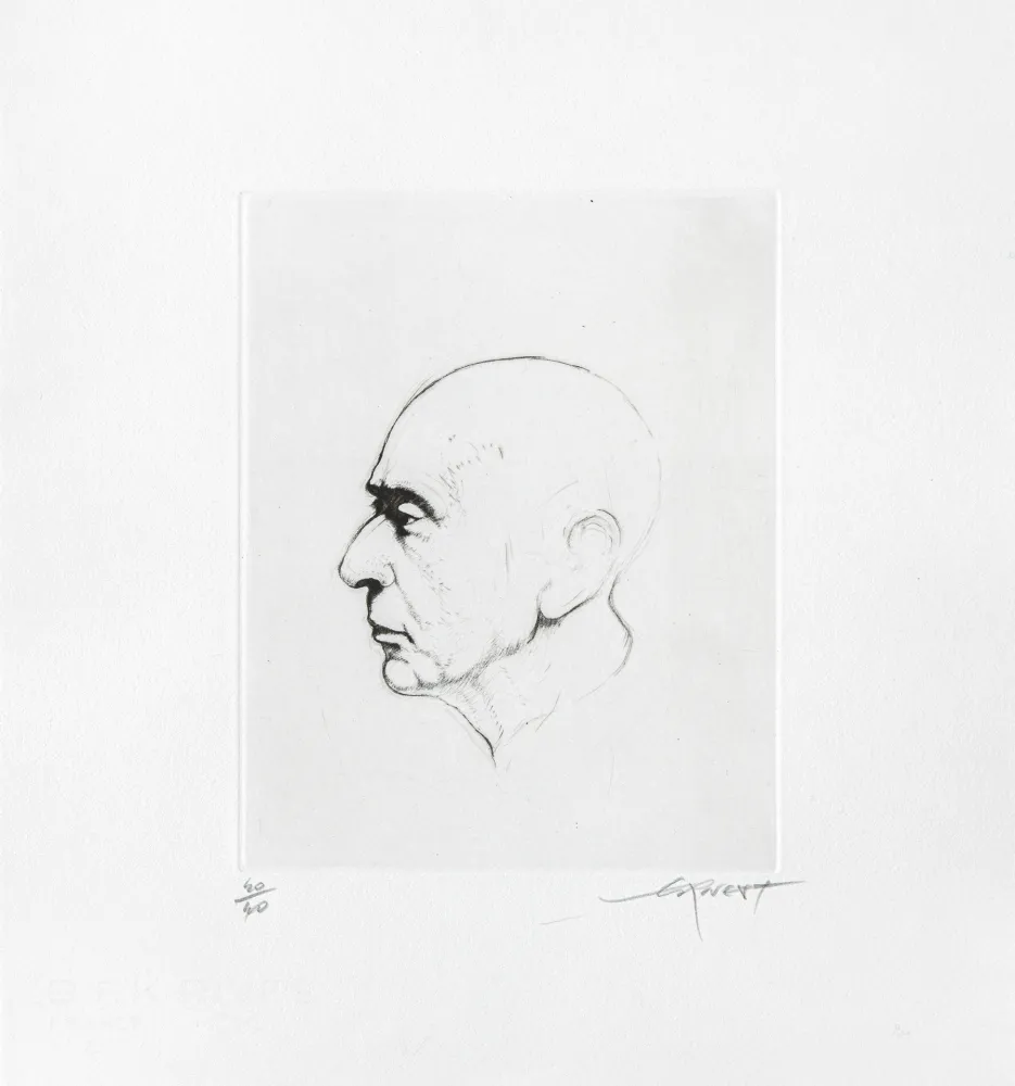 Grabado Pignon-Ernest - Arnold Schönberg