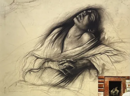 Litografía Pignon-Ernest - Marie Madeleine de Naples