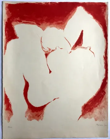 Litografía Pignon - Nu blanc / Salon de Mai