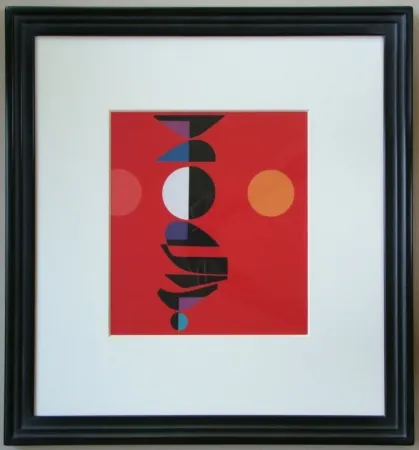 Serigrafía Pillet - Composition, 1967