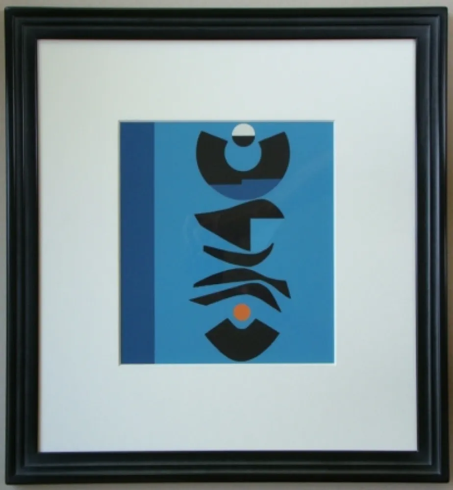 Serigrafía Pillet - Composition, 1967